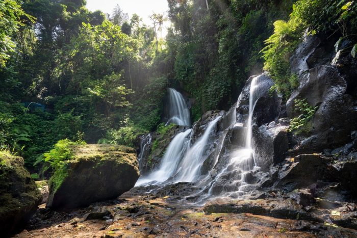 Waterfall bali ubud hidden near waterfalls beautiful straight