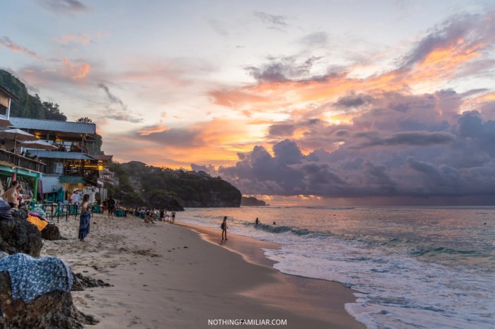 Bingin lakukan pantai anda